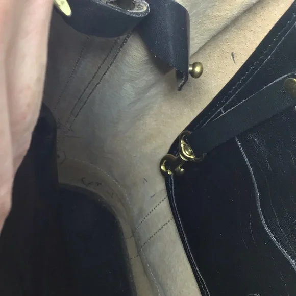 Vintage Black Brahmin Classic Tote - Picture 13 of 16